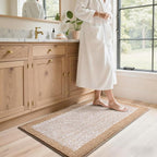 48x24 Long Bathroom Rugs Washable Non Slip, Soft Absorbent Quick Dry Mats - Image 3