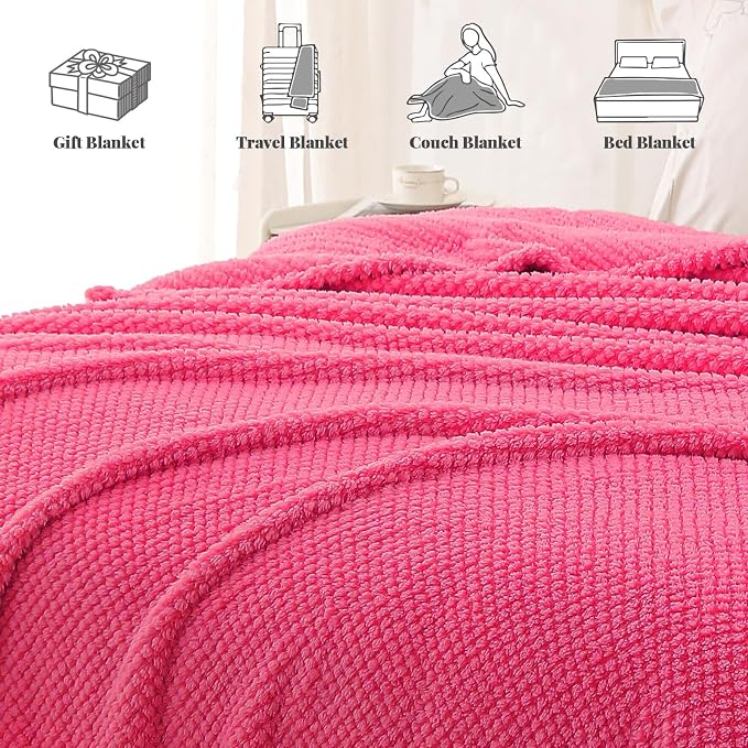 Whale Flotilla Queen Size Fuzzy Fleece Blanket - Image 8