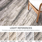 KOZYFLY Small Area Rug 2x3 Rug Entryway Rugs Modern Abstract, Washable Kitchen - Image 4