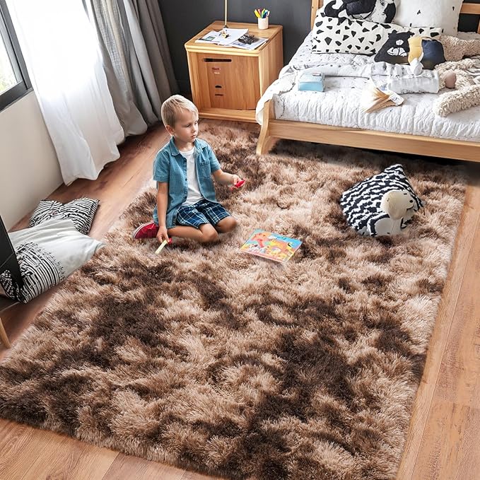 Rugs for Living Room 8x10, Soft Shaggy Modern Shag Area Rug for Bedroom - Image 7