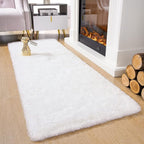 Chicrug Soft Runner Rug for Bedroom Living Room Plush Fluffy Rug 2x10 Feet - Image 2