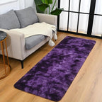 Goideal Fluffy Runner Rug for Bedroom Living Room, 2x6 Purple Bedside Rugs - Image 4
