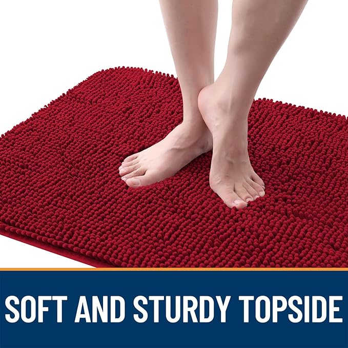 OLANLY Dog Door Mat for Muddy Paws 47x24, Absorbs Moisture and Dirt, Absorbent - Image 4