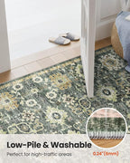 AMADA HOMEFURNISHING 5x7 Area Rugs, Washable Living Room Rug Low-Profile - Image 8