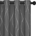 Deconovo Blackout Curtains 108 Inches Long, Thermal Insulated Soundproof Drapes by Deconovo