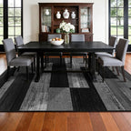 LIANLAM 5x7 Washable Area Rugs for Living Room and Bedroom, Vintage Checkered - Image 4