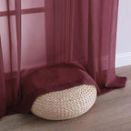 OWENIE Sheer Curtains 2 Panels Set - Image 7