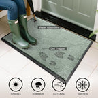 Mibao Dirt Trapper Door Mat for Indoor Outdoor, Waterproof All-Season, - Image 4