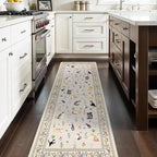 2'6"x8' Washable Kitchen Runner Rug - Image 2