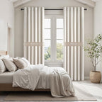 Cream Birch 84 Inch Longth 40 Inch Wide 100% Blackout Curtains 2 Panels Set - Image 7