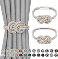 NICEEC 2 Pack Mini Magnetic Curtain Tiebacks Nordic Simple Style Drape Tie by NICEEC