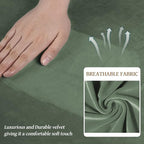 WEERRW 4 Pieces Velvet High Stretch Couch Covers - Image 4
