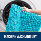 OLANLY Dog Door Mat for Muddy Paws 30x17, Absorbs Moisture and Dirt, Absorbent - Image 5