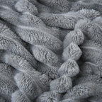 Grey Fleece Throw Blanket 60”×80” - Image 5