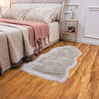 EasyJoy Ultra Soft Fluffy Shaggy Area Rug Faux Fur Rug Chair Cover Seat Pad - Image 3