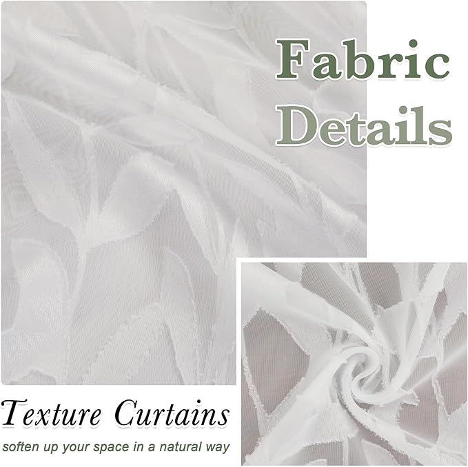 Lecloud Leia Ivory Sheer Valances - Image 4
