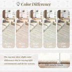 2x8 Washable Runner Rug: Moroccan Geometric Boho Rug Farmhouse Non Slip Stain - Image 8