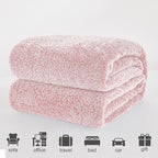 Exclusivo Mezcla Plush Fuzzy Fleece Bed Blanket King Size, Super Soft, Fluffy - Image 3
