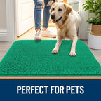 OLANLY Dog Door Mat for Muddy Paws 36x24, Absorbs Moisture and Dirt, Absorbent - Image 6