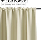 RYB HOME 100% Blackout Short Curtains - Image 3