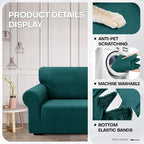 ZNSAYOTX 1 Piece Jacquard Couch Covers - Image 3
