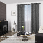 Deconovo Living Room Curtains, Thermal Insulated Soundproof Panels, Modern - Image 7