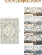 4x6 Area Rugs for Living Room, Non-Slip Backing Small Kids Rugs for Bedroom - Image 2
