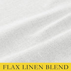 NICETOWN 100% Absolutely Blackout Linen Curtains - Image 8
