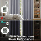 Simplebrand Ava Silver Grey Blackout Curtains - Image 6