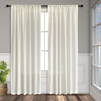 Natural Linen Curtains 54 Inch Length - Image 8