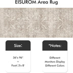 Washable 3x8 Runner Rug - Image 2