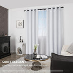 Deconovo Living Room Curtains, Room Darkening Drapes, Thermal Insulated - Image 3