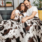 BEDELITE Cow Print Throw Blanket - Image 3