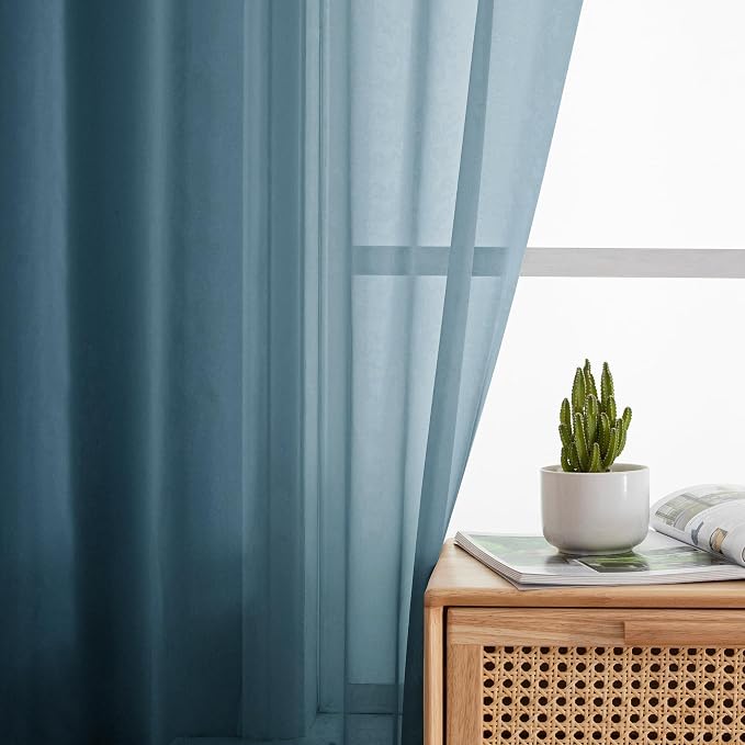 Simplebrand Dusty Blue Valances 14 Inches Long - Image 3