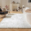 Ashler Faux Fur Rug, Fluffy Shaggy Area Rug Ultra Soft 5 x 7 Feet Rectangle Fur by AshlerHomeDeco