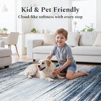 Rugflix 9x12 Large Area Rug, Washable Rug - Image 5