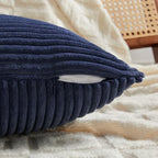 Fancy Homi 2 Packs Navy Blue Lumbar Decorative Throw Pillow Covers 16x32 Inch - Image 3