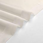 Gwine Cream Sheer Curtain Tiers 24 Inch Length 2 Panels, Light Filtering Voile - Image 9