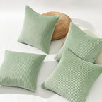 Topfinel Sage Green Decorative Throw Pillow Covers Set of 4, Soft Velvet Modern - Image 6