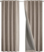Joydeco 100% Blackout Curtains for Bedroom by JOYDECO