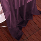 NICETOWN Voile Red Sheer Curtains 84 Inches Long, Grommet Airy & Lightweight - Image 2