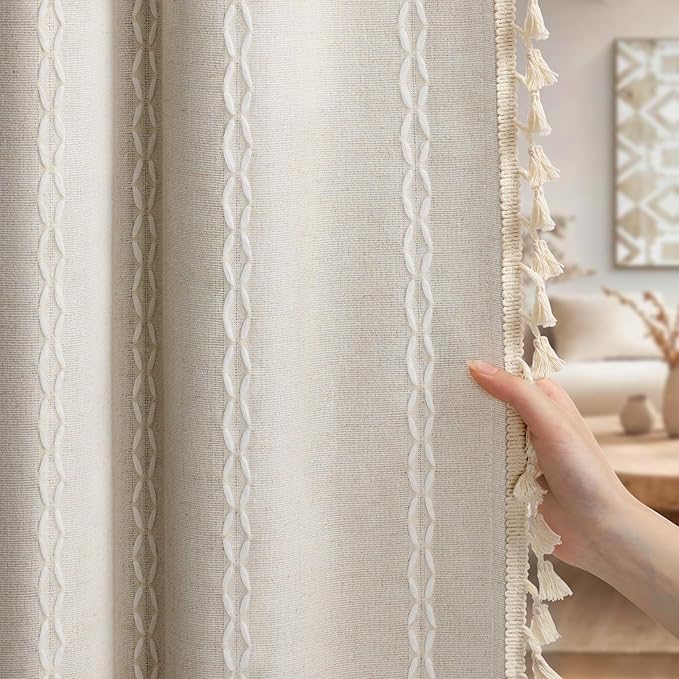 Boho 80% Blackout Curtains by Unknown