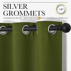 NICETOWN Window Curtain Panels, Christmas Window Decoration Thermal Insulated - Image 3