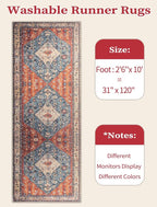 SERISSA Boho Washable Runner Rug - Image 6