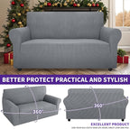 ZNSAYOTX Super Stretch Couch Cover Love Seat Sofa Covers - Image 2