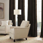 RYB HOME Brown Blackout Curtains 90 inches Long Velvet, Room Darkening Thermal - Image 6