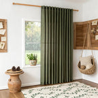 MYSKY HOME Living Room Curtains 90 Inches Long Farmhouse Light Filtering - Image 2