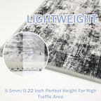 IOHOUZE Modern Abstract Area Rugs 6x9 Ft Washable Rugs - Image 5