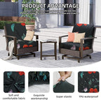 8Pcs Outdoor Cushion Covers, Patio Cushion Covers, Stretch Elastic Slipcovers - Image 3