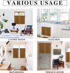 RYB HOME Short Gold Brown Blackout Curtains - Image 7